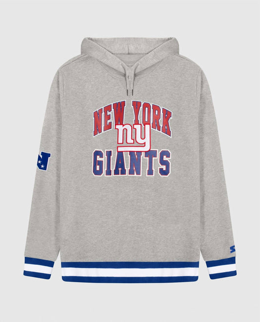 Starter - Men's New York Giants Knit Hoodie Sweatshirt