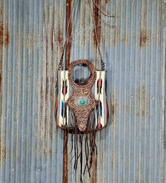 American Darling - Serape Round Handled Bag