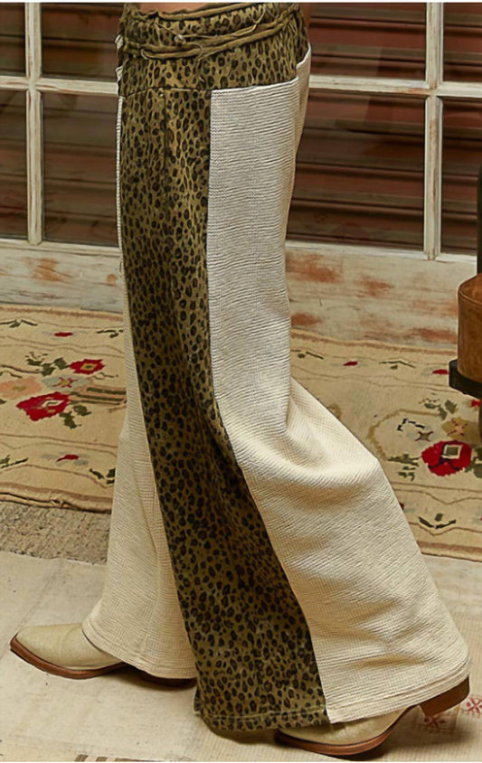 Pol - Thermal With Animal Printed Pants