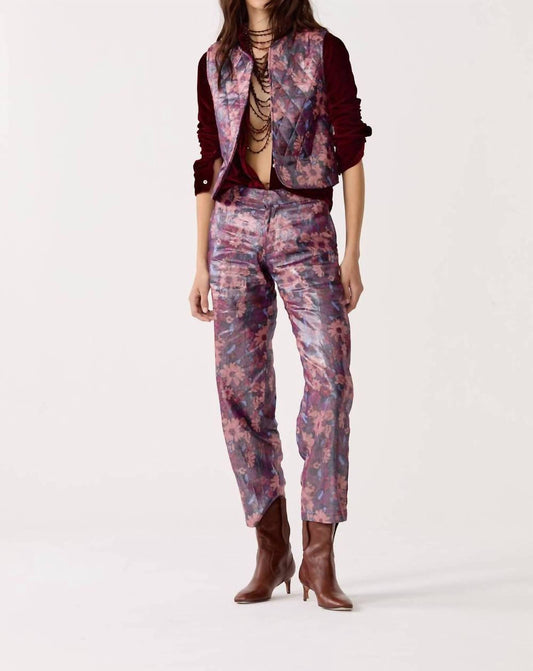 Lanhtropy - Astro Metallic Linen Pants