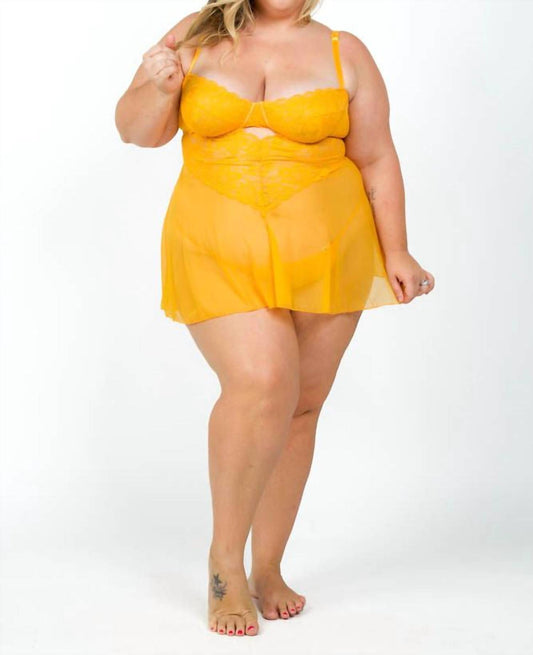 Oh La La Cheri - Charlotte Underwire Babydoll - Plus