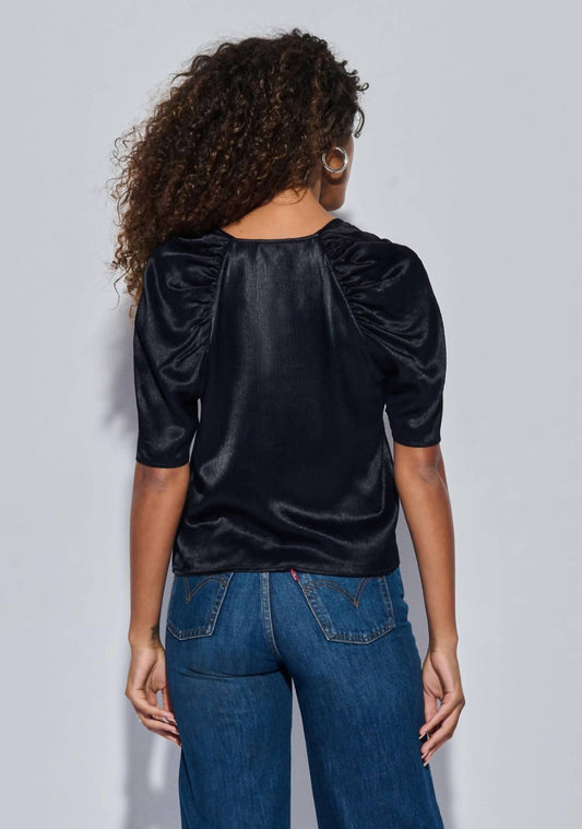 Nation Ltd - Lena Textured Satin Top