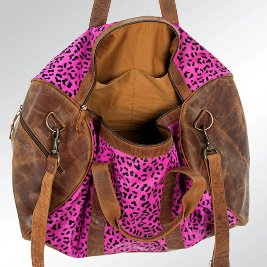 American Darling - Women's Leather Duffel Bag