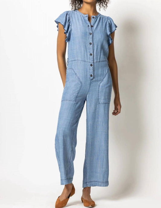 Lilla P - FLUTTER SLEEVE JUMPSUIT