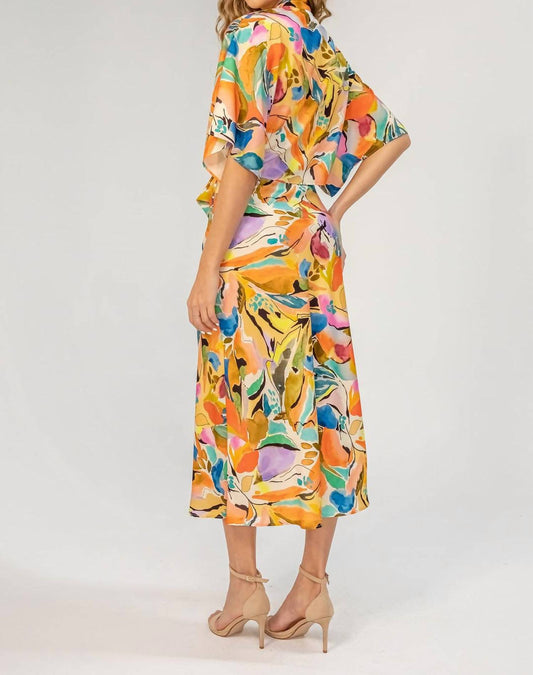 Lavender Brown - Adele Tie Front Top Shrug