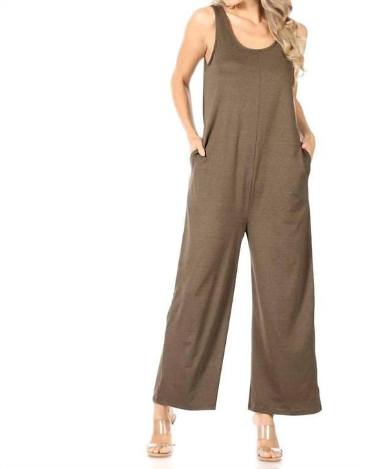 Chris & Carol - Solid Full Length Jumpsuit