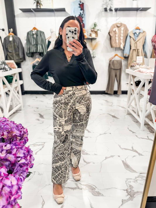 En Saison - All The Sights Straight Leg Jeans