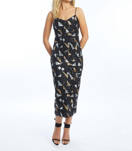 Caballero - Carlota Geo Sequin Dress