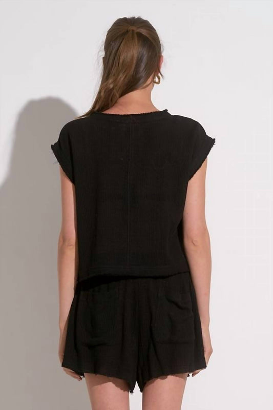 Elan - Frayed Edge Resort Top