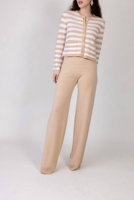 Allude - Crewneck Button-up Cardigan