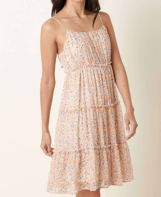 Mittoshop - Ditsy Flower Tier Mini Dress