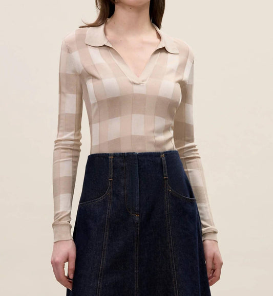 Rebecca Taylor - Sheer Gingham Sweater