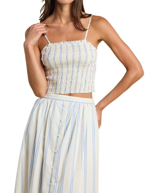 Trovata - Summer Striped Cropped Tank Top