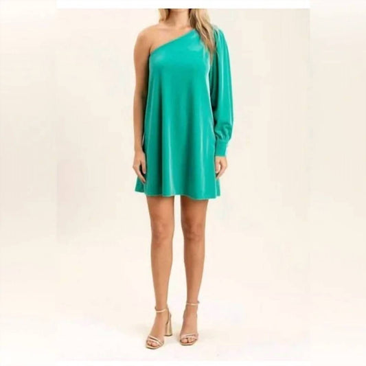 S'Edge - Flora One Shoulder Swing Dress