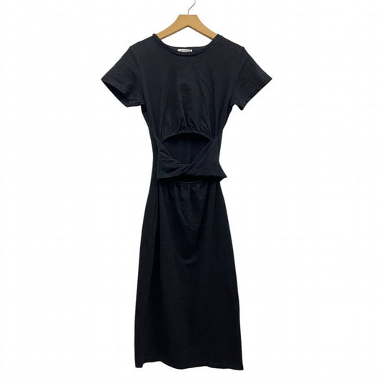 Lna - Women's Frankie Fitted T-shirt Dress With Front Twist/cutout