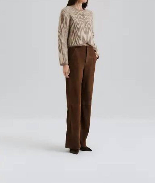 Malina - Felise High Rise Suede Pants