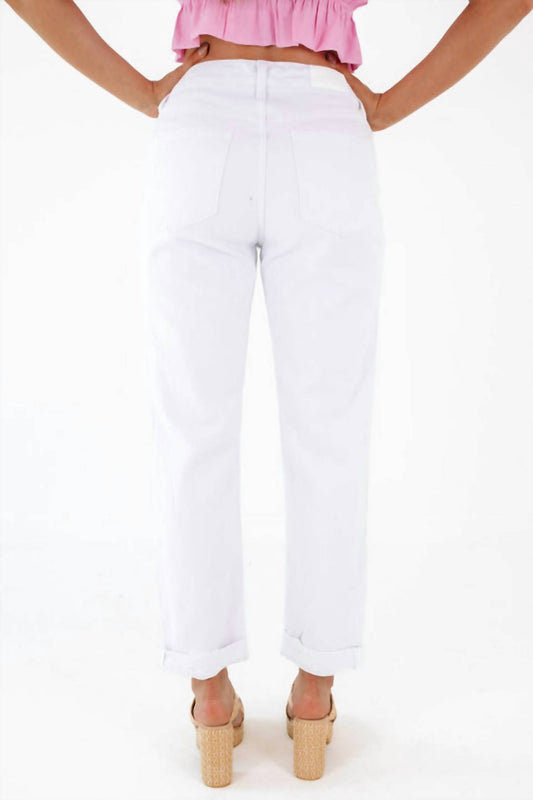 Pistola - Presley High Rise Relaxed Roller Jeans