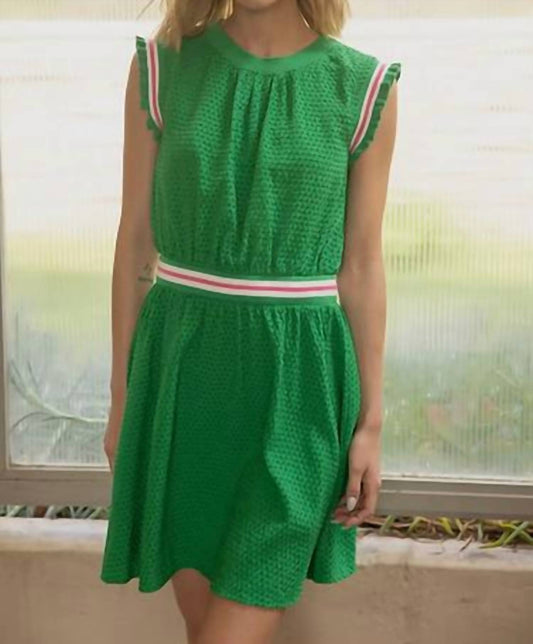 Voy - Molly Stripe Detail Textured Dress