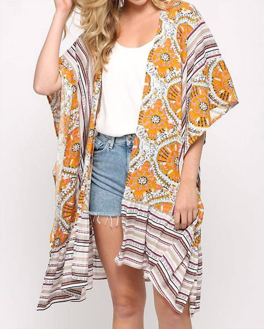Gigio - Mixed Prints Kimono