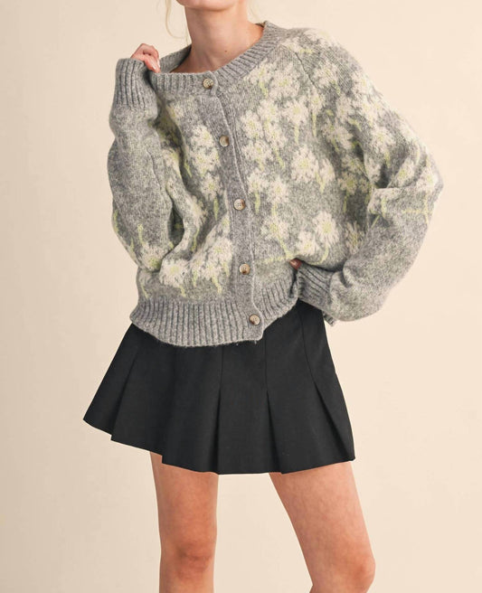 &Merci - Floral Knit Cardigan