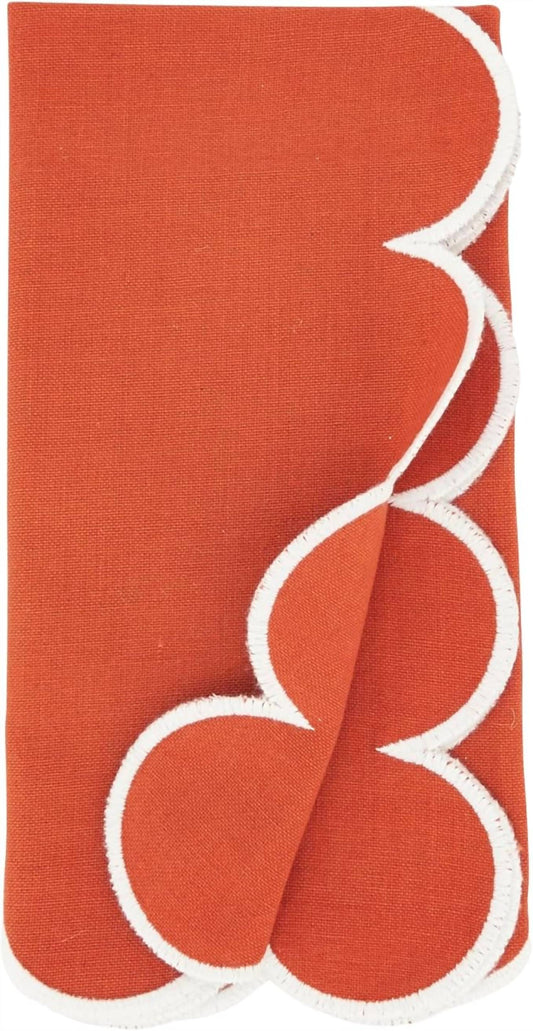 Saro Lifestyle - Scallop Cotton Napkins