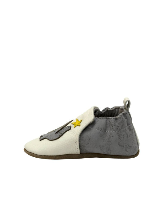 Robeez - Girl's Elephant Stars Soft Soles Crib Shoes