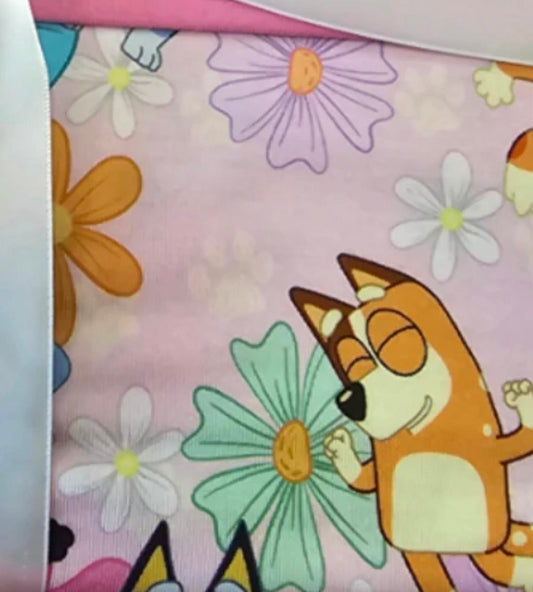 Charlies Project - Kids Peachy Pups Bamboo Blanket