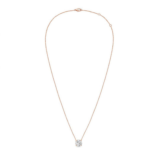Diana M Jewels - 5.00 Cts Lab Grown Diamond Solitaire Pendant Necklace