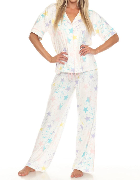 Pj Salvage - Star Splatter Pajama Set