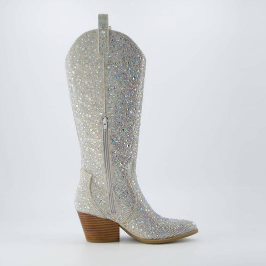 Cushionaire - Women's Caress Tall Rhinestone Western Boot