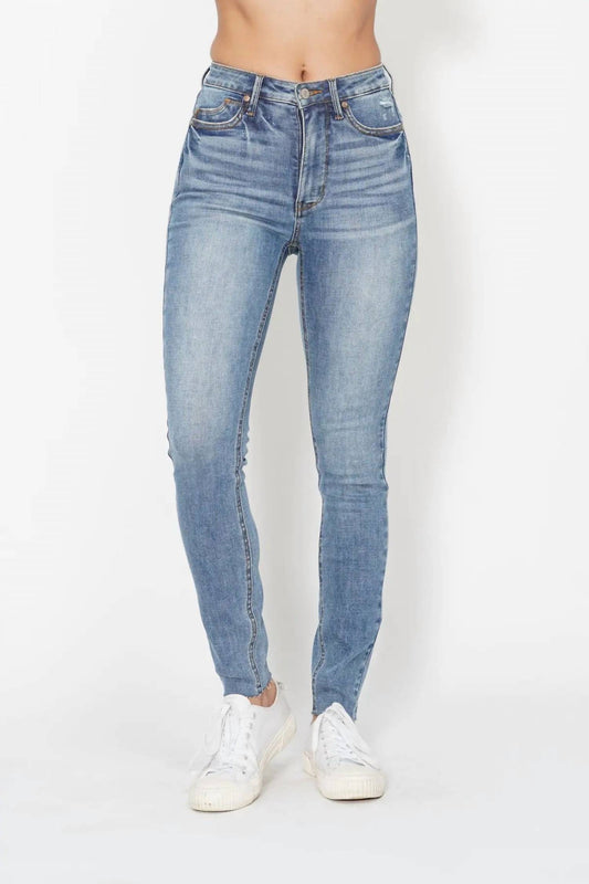 Judy Blue - High Waist Vintage Shield Pocket Skinny Jean