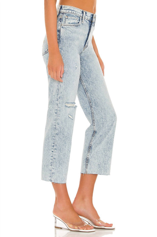 Hudson - Remi High Rise Straight Cropped Jean