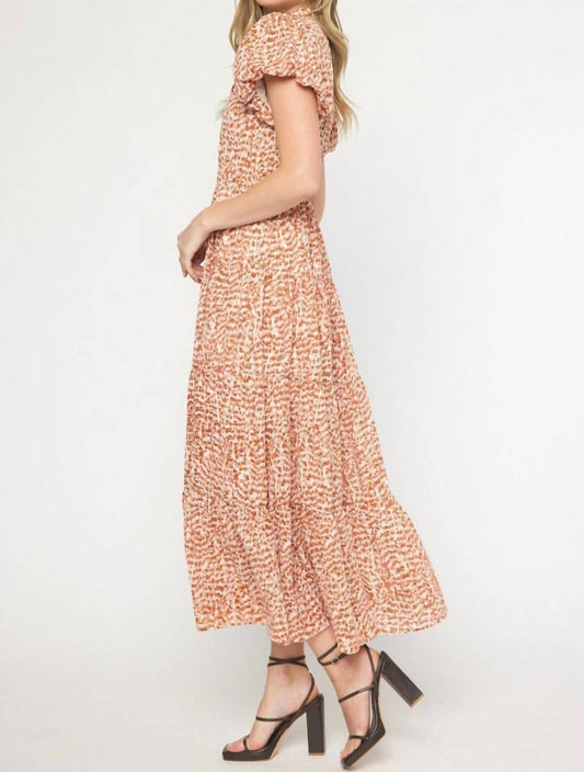 Entro - Print Maxi Dress