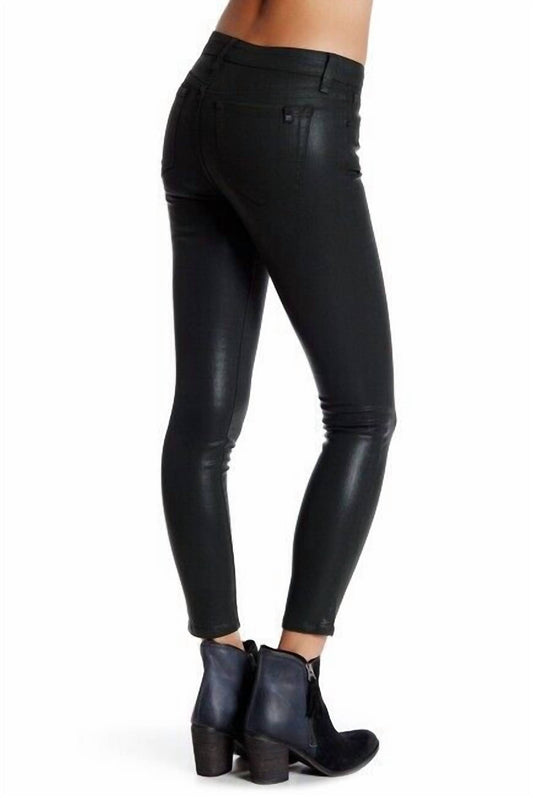 Joe'S Jeans - Coated Mid-Rise Skinny Ankle Jeans