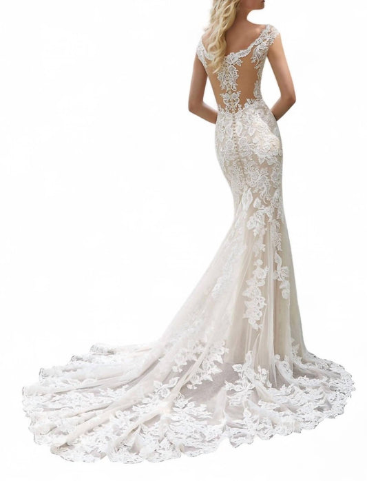 Morilee - PARKER LACE APPLIQUÉS WEDDING DRESS