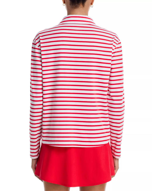 Addison Bay - Mulberry Long Sleeve Polo Shirt