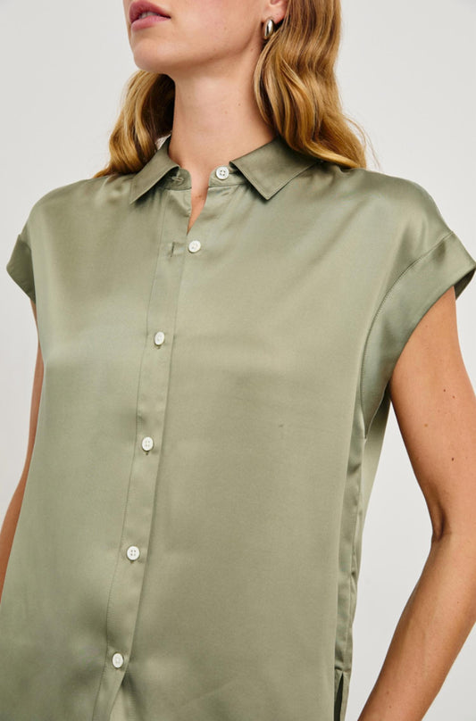 Rails - Palmer Cap Sleeve Button Down Shirt