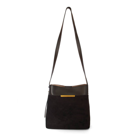 Like Dreams - Women's Midnight Quilted Suede Mini Tote Bag