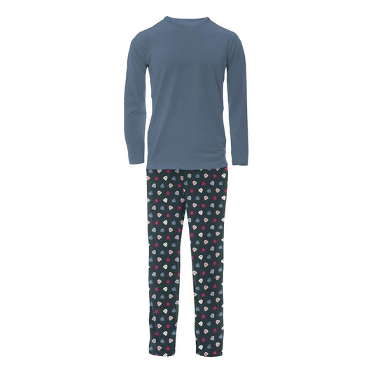 Kickee - Men's Long Sleeve Pajama Set