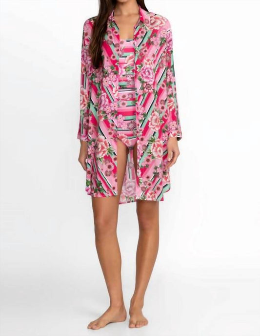 Johnny Was - BUTTON DOWN SHIRT DRESS