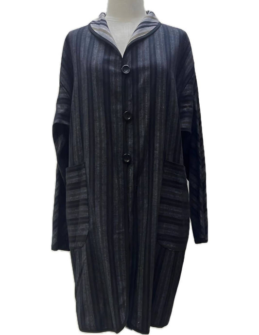 Staples - STRIPE FLANNEL JACKET