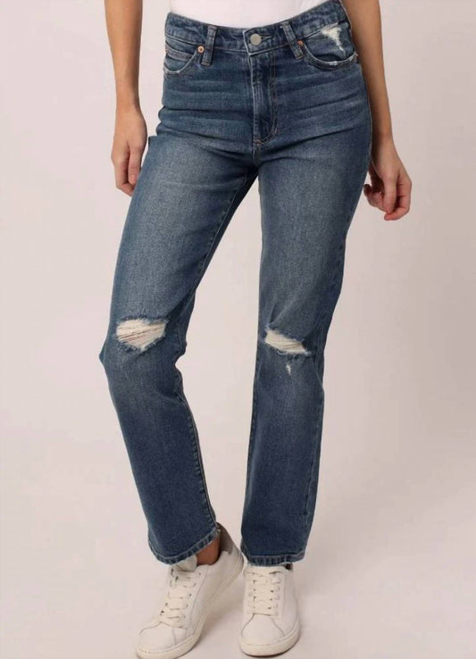 Dear John Denim - Super High Rise Ankle Straight Leg Jeans