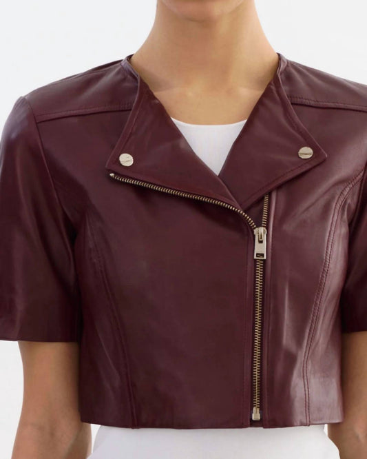 Lamarque - Kirsi Cropped Biker Jacket