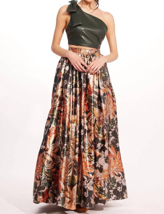 Eva Franco - Glitter Bloom Maxi Skirt