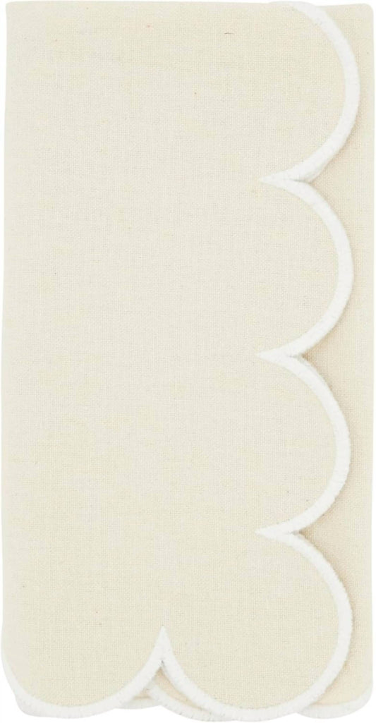 Saro Lifestyle - Scallop Cotton Napkins