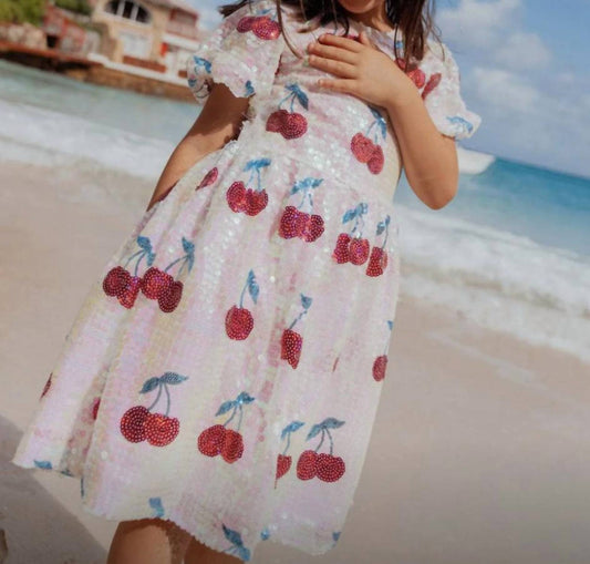 Lola + The Boys - Cherry Sequin Dress