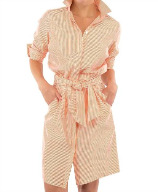 Gretchen Scott - Wash & Wear Breezy Blouson Dress Striped