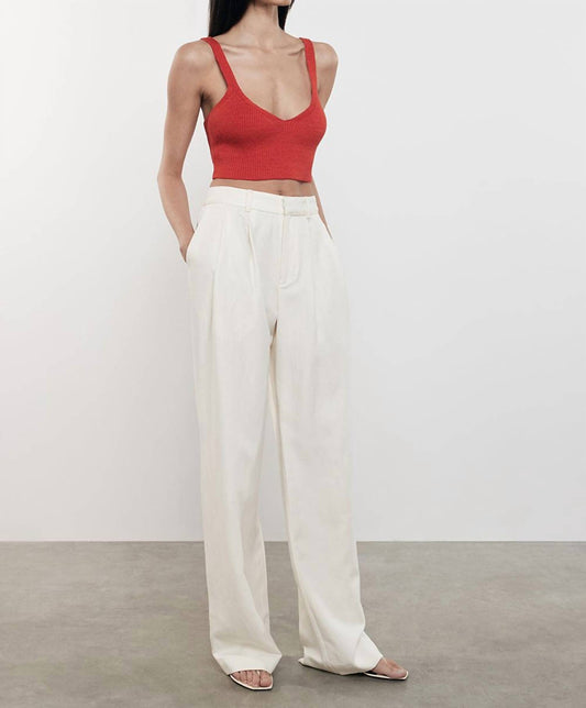 Enza Costa - Linen Knit Bralette