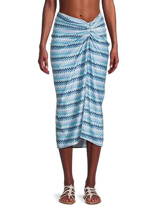 Ramy Brook - Xana Chevron Coverup Skirt