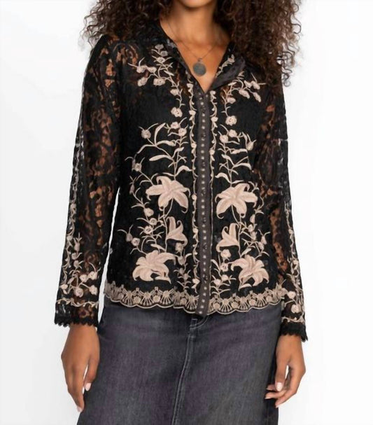 Johnny Was - VERONNE LACE BLOUSE (SLIP) MANAOS